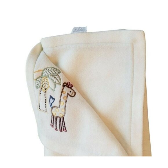 Tiddliwinks Baby Blanket Giraffe Fleece Jungle Safari Palm Tree Security Lovey - Picture 3 of 6